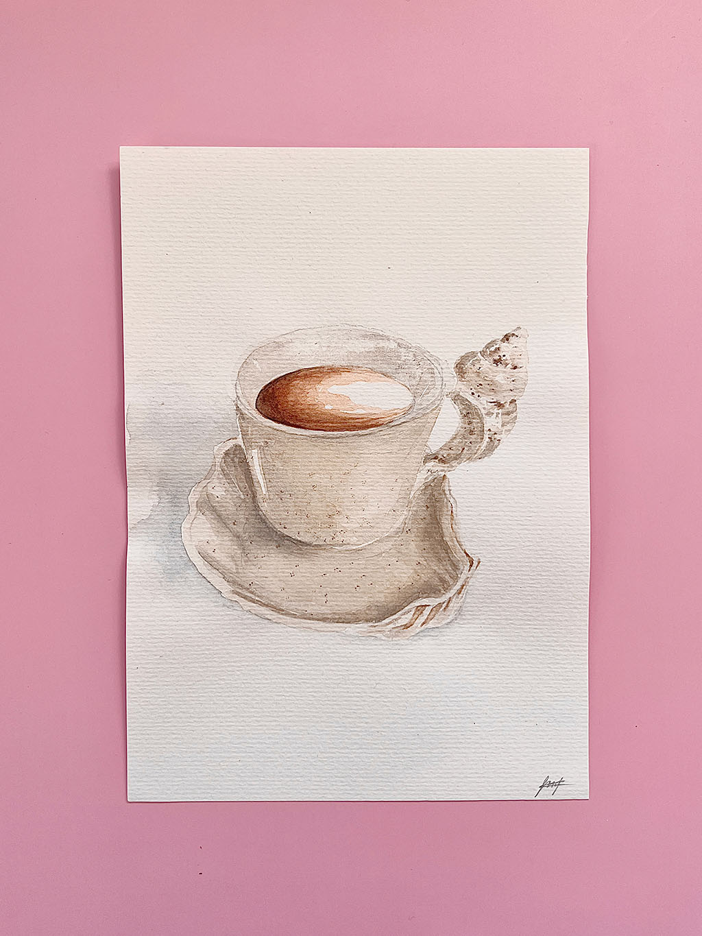 Konkylie kaffekop original A5