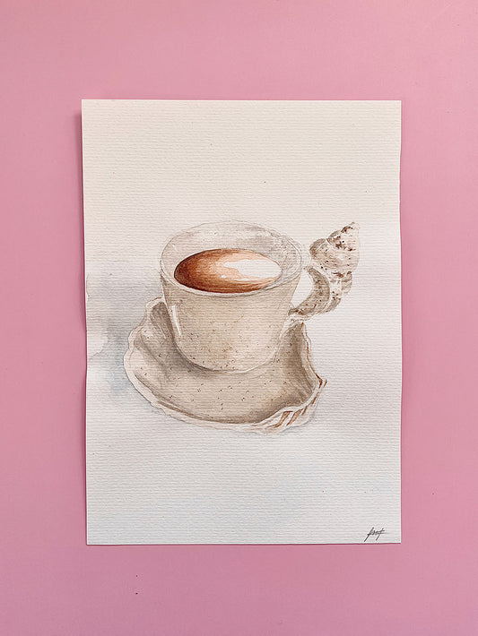 Konkylie kaffekop original A5