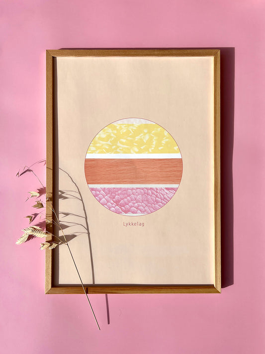 Lykkelag - til alle os med kejsersnit. Plakat A3