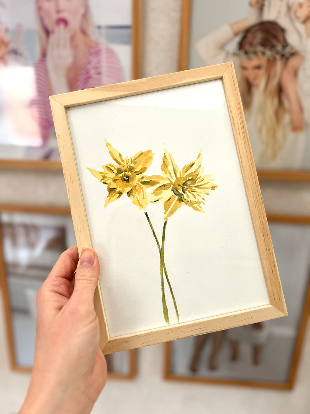 Påskeliljer original A5